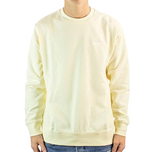 Pánská mikina Nike Sportswear Club French Terry Crew - Szín: Fehér, Méret: L