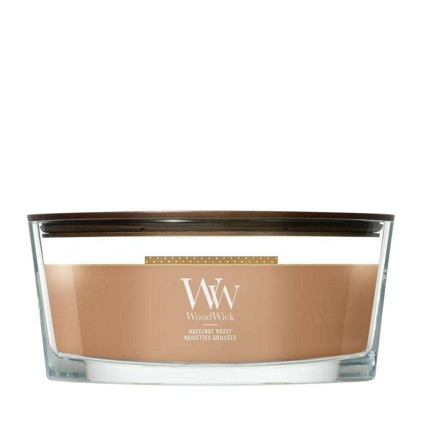 WoodWick Boat Candle, Hazelnut Roast