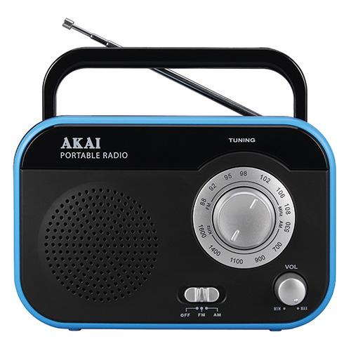 AKAI PR003A-410 čierne rádio
