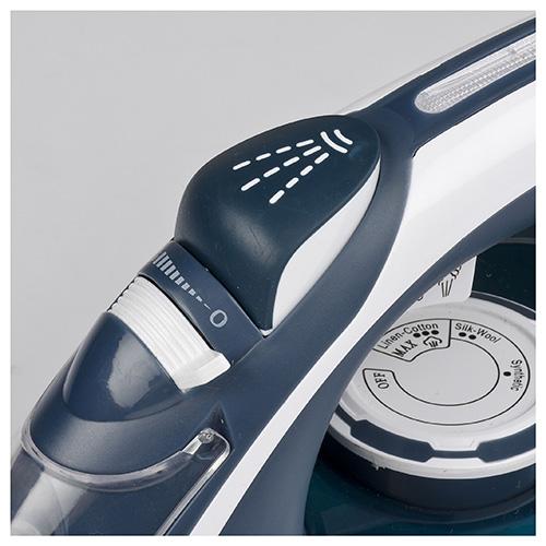 Girmi ST6000 steam iron, white and blue