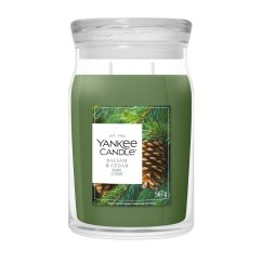 Duża świeca Yankee candle Signature, Balsam & Cedar Fireside