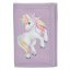 Fabric wallet with Velcro closure – Ylvi unicorn, purple