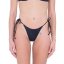 Damen-Badeanzug Hurley Solid Cheecky Tie Side - Farbe: Schwarz, Größe: L