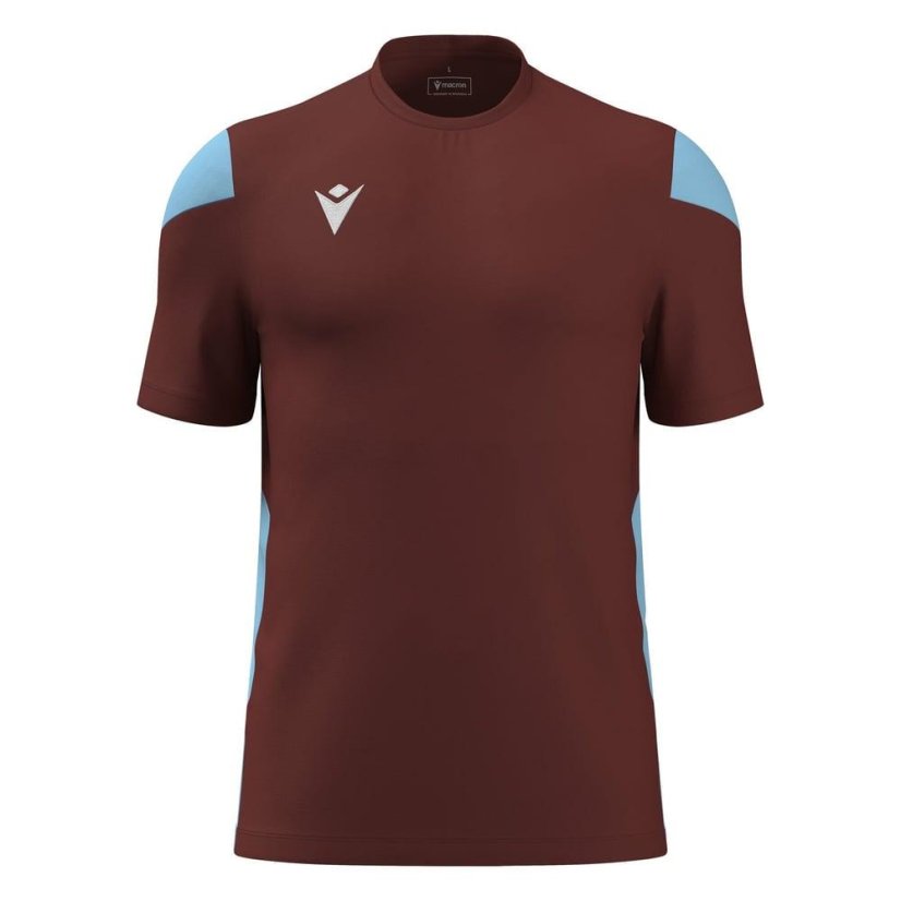 Macron Polis Kinder-Sporttrikot - Farbe: Rot/Weiß, Größe: XXS