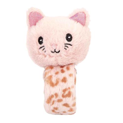 Princess Mimi Cat Pink Brown plush bracelet