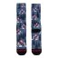 Men's socks XPOOOS Xmas Scooter Santa - Color: Blue, Size: 39/42