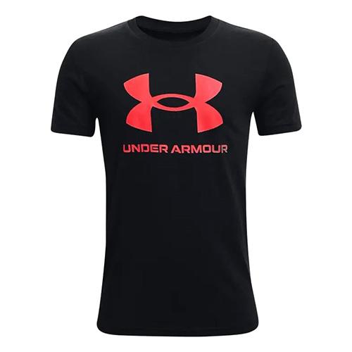 Under Armour UA Sportstyle Logo SS Boys' T-Shirt - Color: Black, Size: M