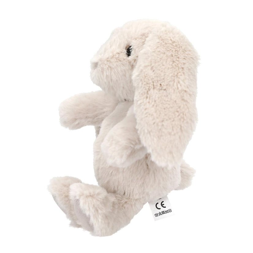 Nelly Princess Mimi Plush Rabbit, 19 cm – Light Gray