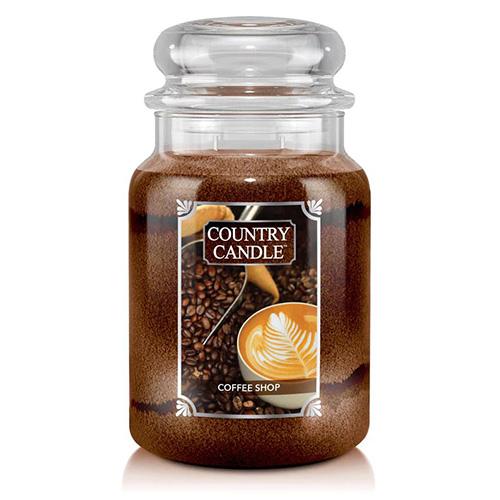 Świeca Country Candle duża, Coffee Shop