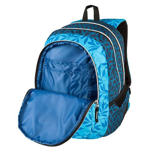 Schülerrucksack Target 3 Zip Duel Ocean Leaves 26295