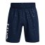 Pánské kraťasy Under Armour Woven Emboss Shorts - Barva: Černá, Velikost: L