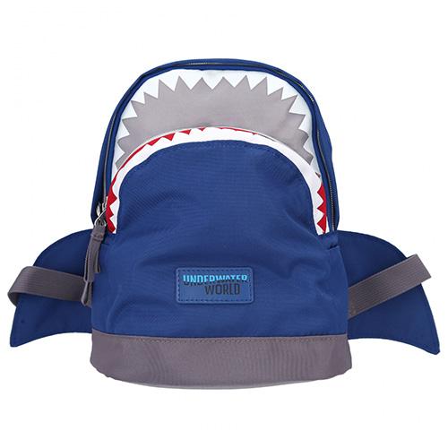Underwater World children's backpack, shark head