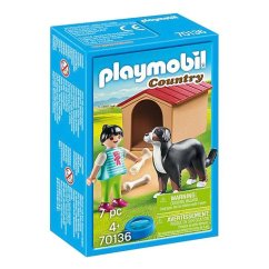 Švýcarský salašnický pes v boudě Playmobil 70136