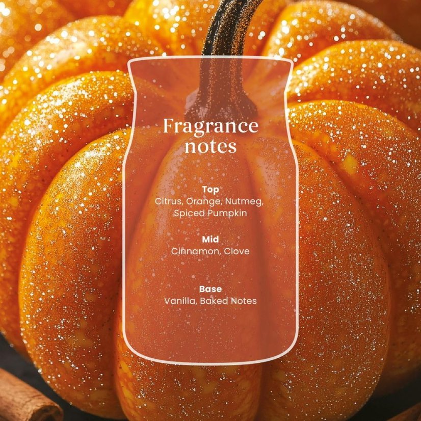 Świeczka Yankee candle w szklanym pojemniku, Spiced Pumpkin