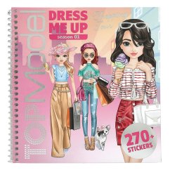 Kreatives Heft mit Aufklebern „TOPModel Shopping Tour“