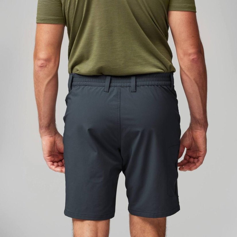 Pánské šortky Fjällräven Abisko Trail Stretch Shorts M - Farba: Sivá, Veľkosť: 46