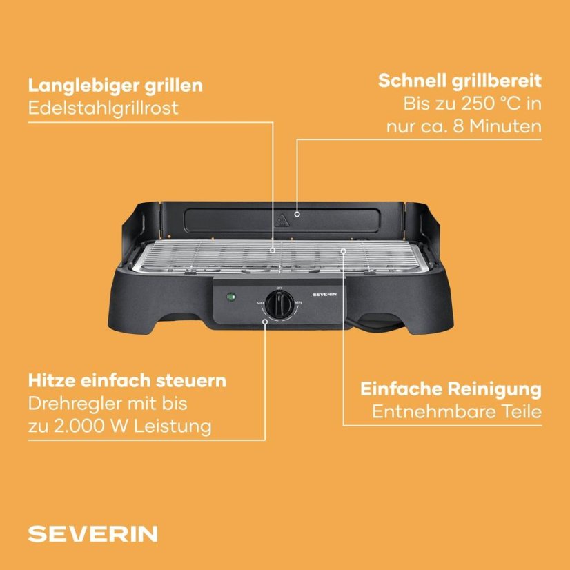 Severin PG 8593 elektromos grill