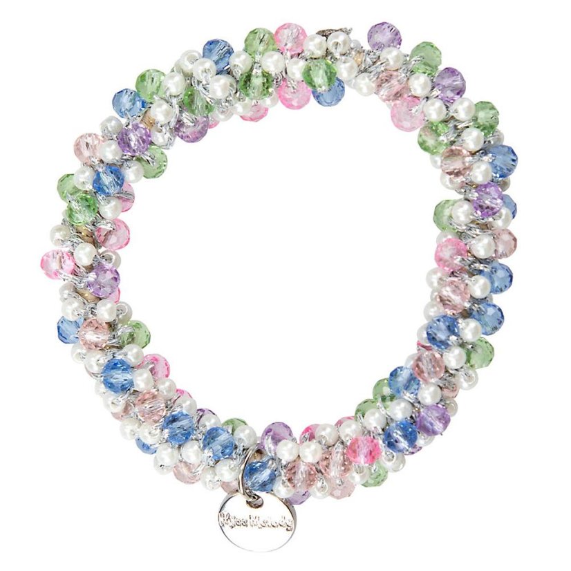 Miss Melody Hair Tie and Bracelet Combo, Multicolor