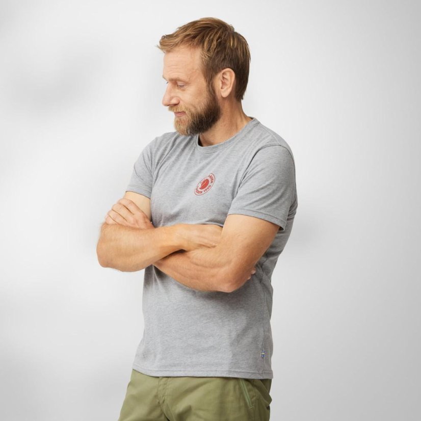 Pánské tričko Fjällräven 1960 Logo T-shirt M - Farba: Biela, Veľkosť: S