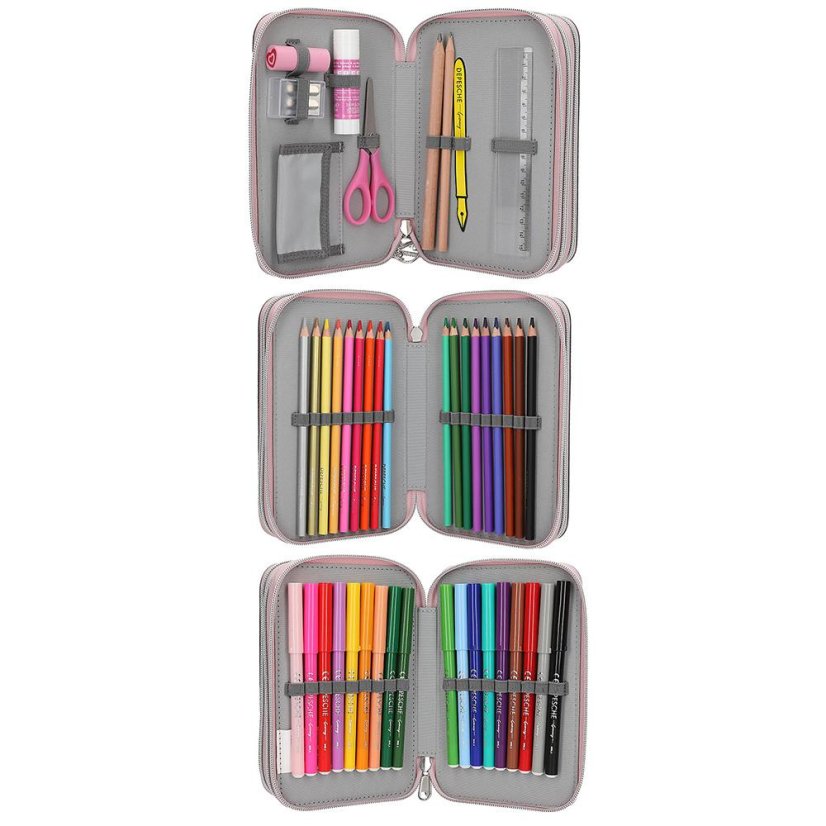 Třípatrový penál s výbavou Top Model MY BFF