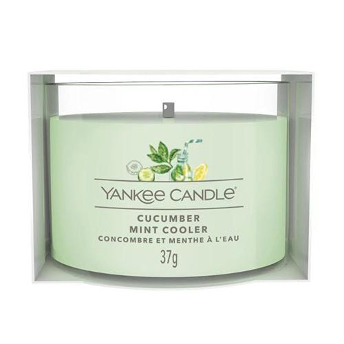 Yankee candle votive candle in glass, Cucumber Mint Cooler