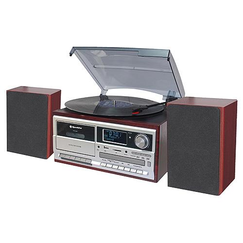 Gramorádio Roadstar D+BT HIF-8892 drewno
