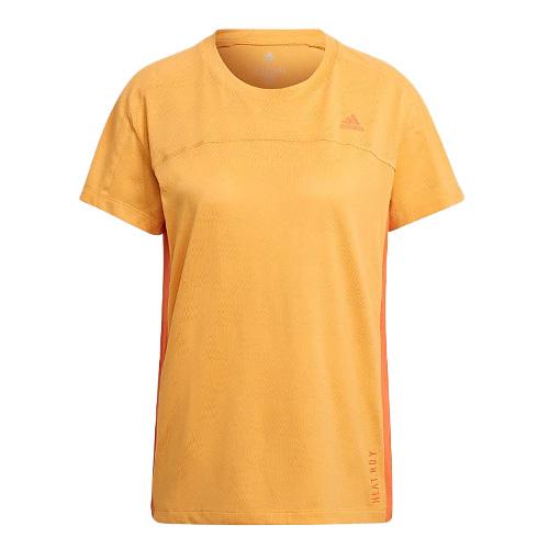 Dámské tričko Adidas Heat Rdy - Barva: Oranžová, Velikost: XS
