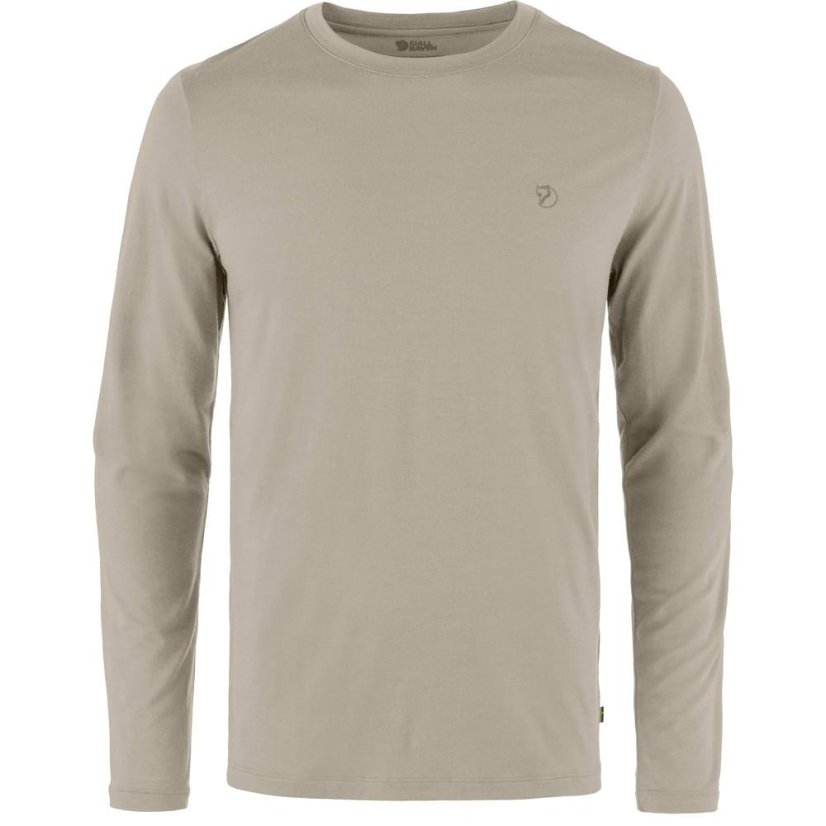 Pánské triko Fjällräven Abisko Wool LS M - Kolor: Niebieski, Rozmiar: S
