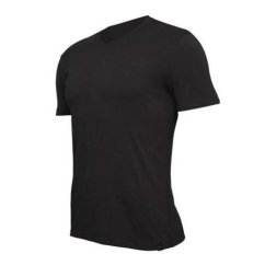 Men's Tufte V-neck black T-shirt