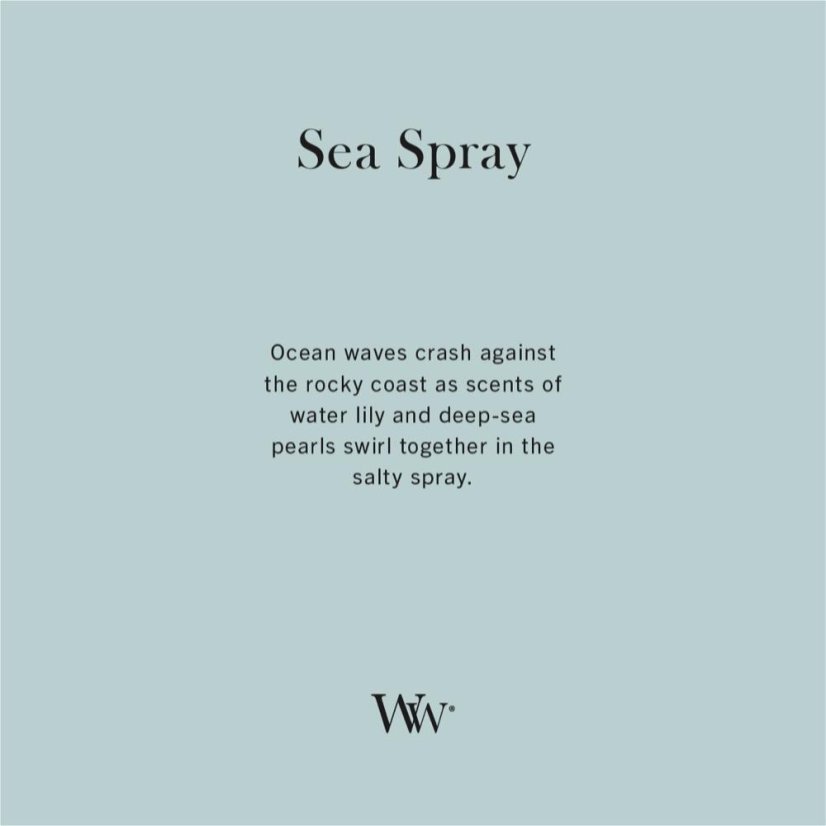 WoodWick-Kerze, groß, Sea Spray