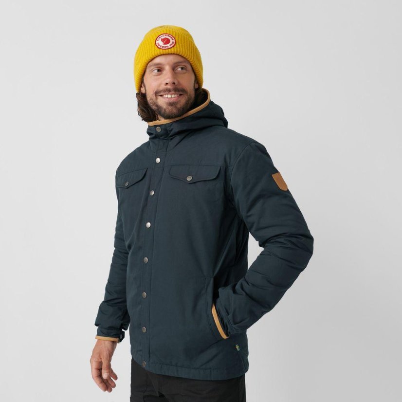 Pánská bunda Fjällräven Greenland No. 1 Down Jacket M - Farba: Čierna, Veľkosť: S