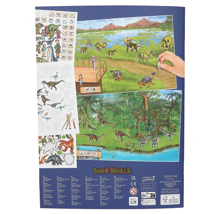 Creative sticker book "Create your own Dino ZOO"