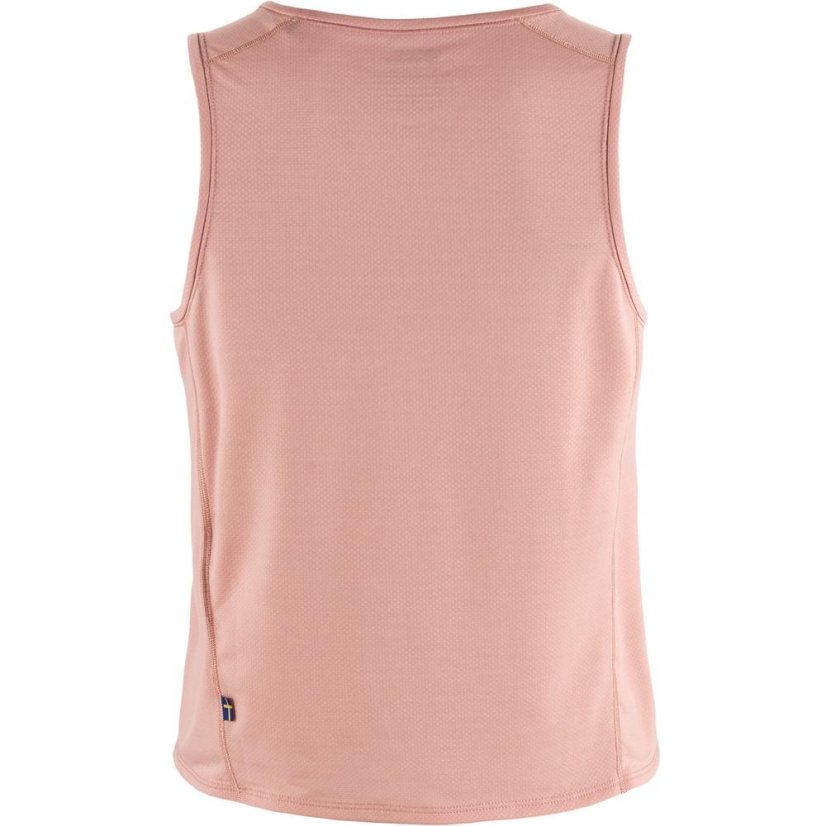 Dámský top Fjällräven Abisko Lite Tank W - Farba: Ružová, Veľkosť: L