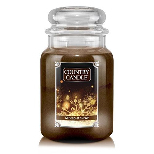 Świeca Country Candle duża, Midnight Snow