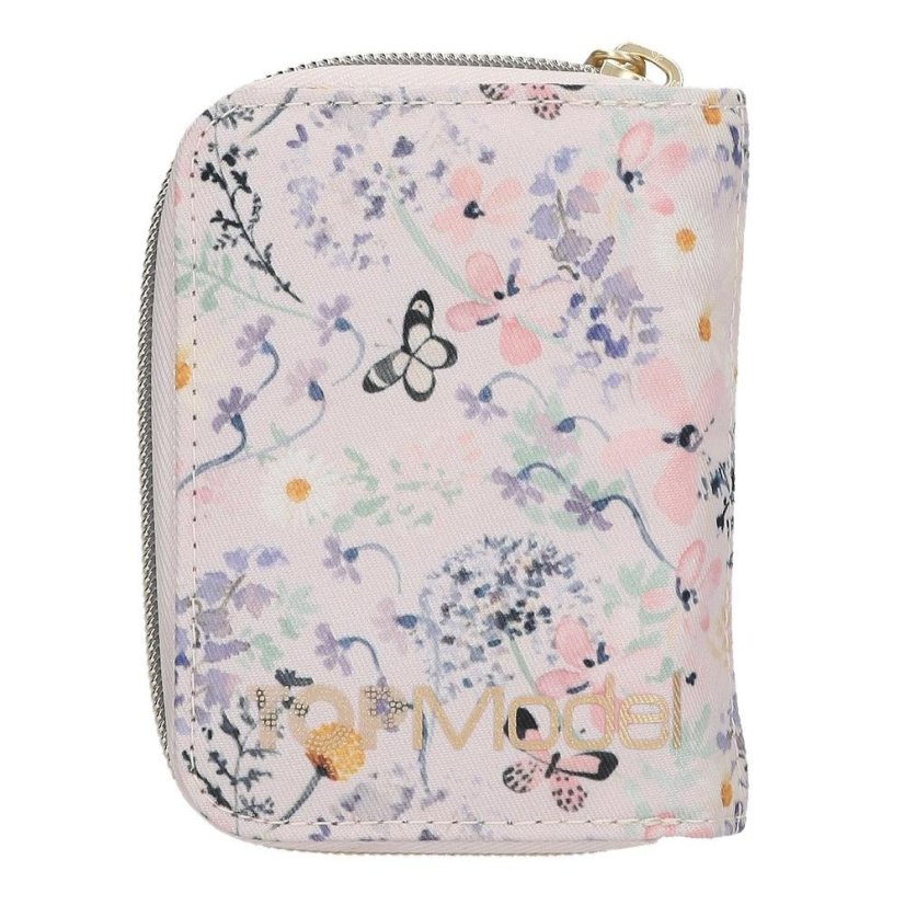 Top Model Summer Feeling fabric wallet with zipper, June