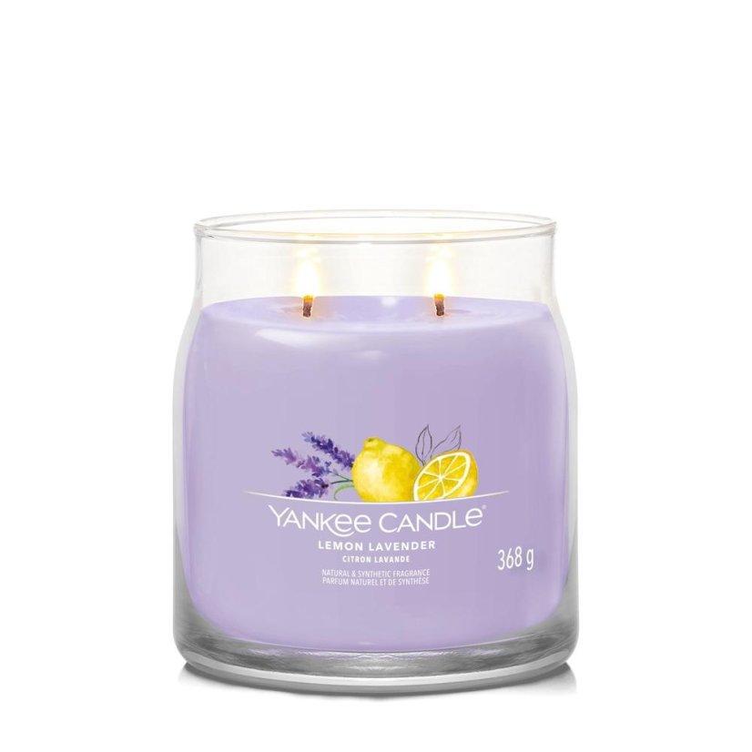 Świeca Yankee candle Signature średnia, Lemon Lavender
