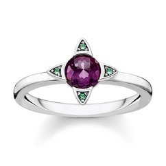Thomas Sabo Lila Stone Ring TR2263-667-13-54