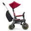 Skladacie trojkolka Liki Trike S3 Doona, Ohnivo červená