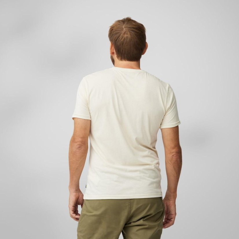 Pánské tričko Fjällräven Logo T-shirt M - Kolor: Żółty, Rozmiar: L