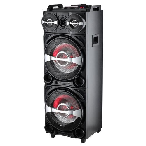 Čierny reproduktor AKAI DJ-222