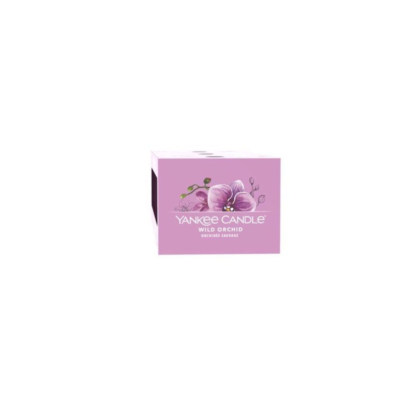 Yankee candle votive candle in glass, Wild Orchid