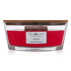 Svíčka Aroma Candle loď, Fireside