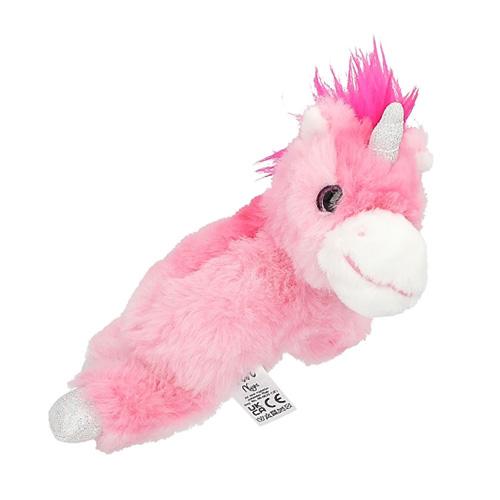 Ylvi plush roll-up bracelet, Unicorn pink