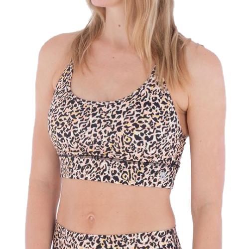 Hurley Impact CB Sports Bra - Color: Brown, Size: L