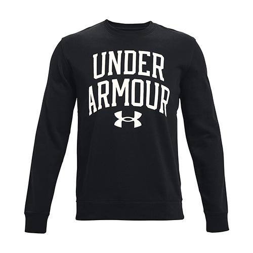 Under Armour RIVAL TERRY CREW Men's Sweatshirt - Color: Black, Size: L
