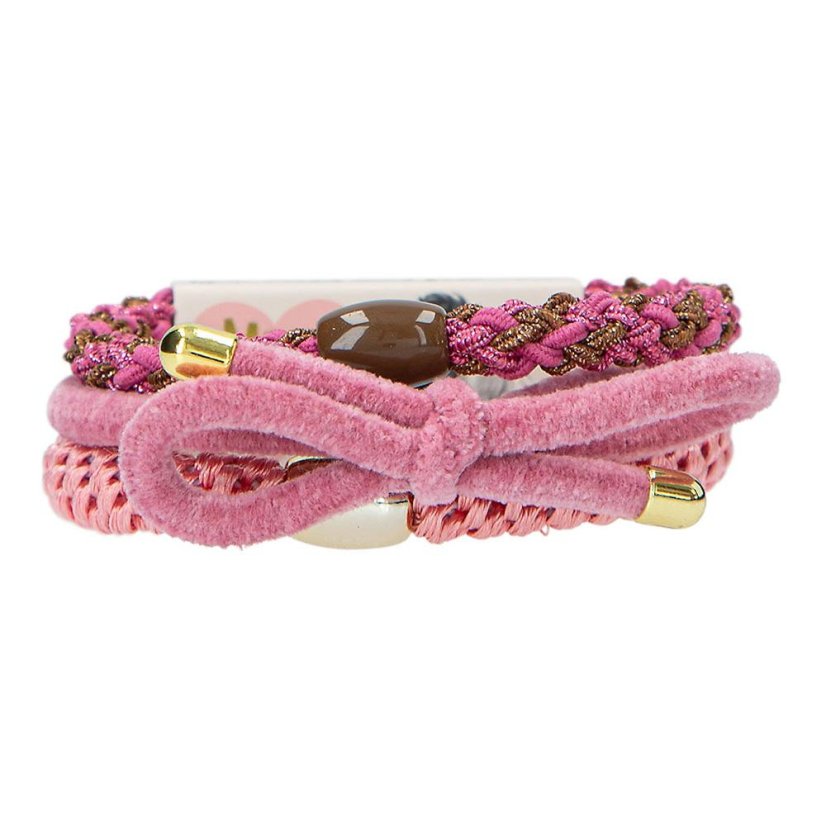 Set of three Miss Melody hair ties