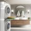 Universal spacer between washing machine and dryer with wooden shelf Meliconi Torre Pro L60 656114