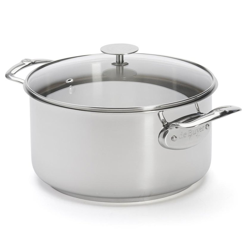 De Buyer Milady 3427.24 pot with lid, 24 cm