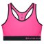 Dámská podprsenka Under Armour Armour Mid Keyhole Bra - Barva: Černá, Velikost: XS
