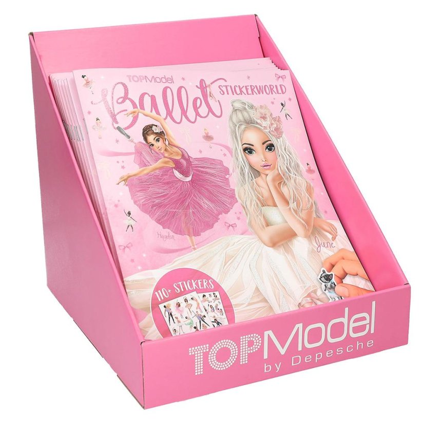 Kreatives Heft mit Aufklebern Top Model Ballet, Hayden & June